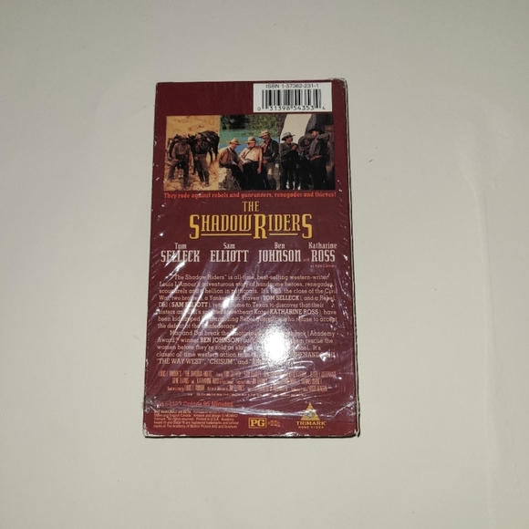 💥5 for 25 💥 The Shadow Riders VHS Movie Directed by Andrew V. McLaglen - Picture 3 of 5